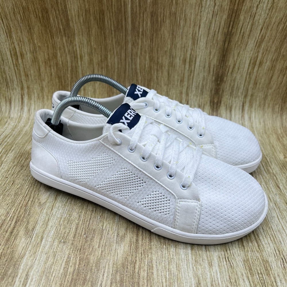 Xero Shoes Dillon Sneakers Men's Size 10 White Barefoot Minimalist Mesh Low Top